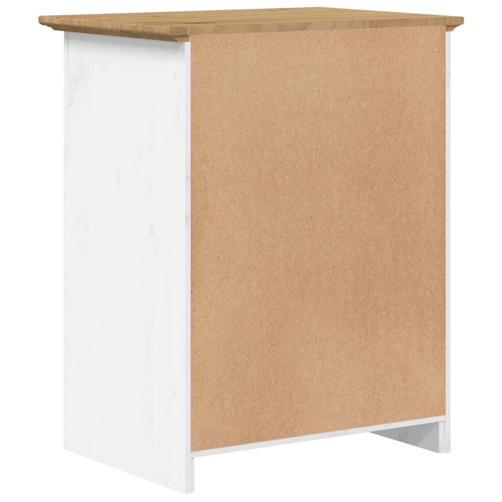 Nachtkastje BODO 53x38,5x67 cm massief grenenhout bruin is nu te koop bij PeponiXL, paradijselijk wonen!