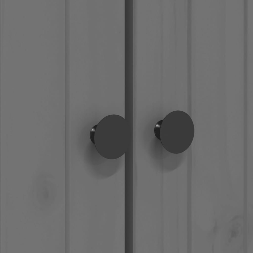 Boekenkast BODO 82x40x173 cm massief grenenhout grijs is nu te koop bij PeponiXL, paradijselijk wonen!