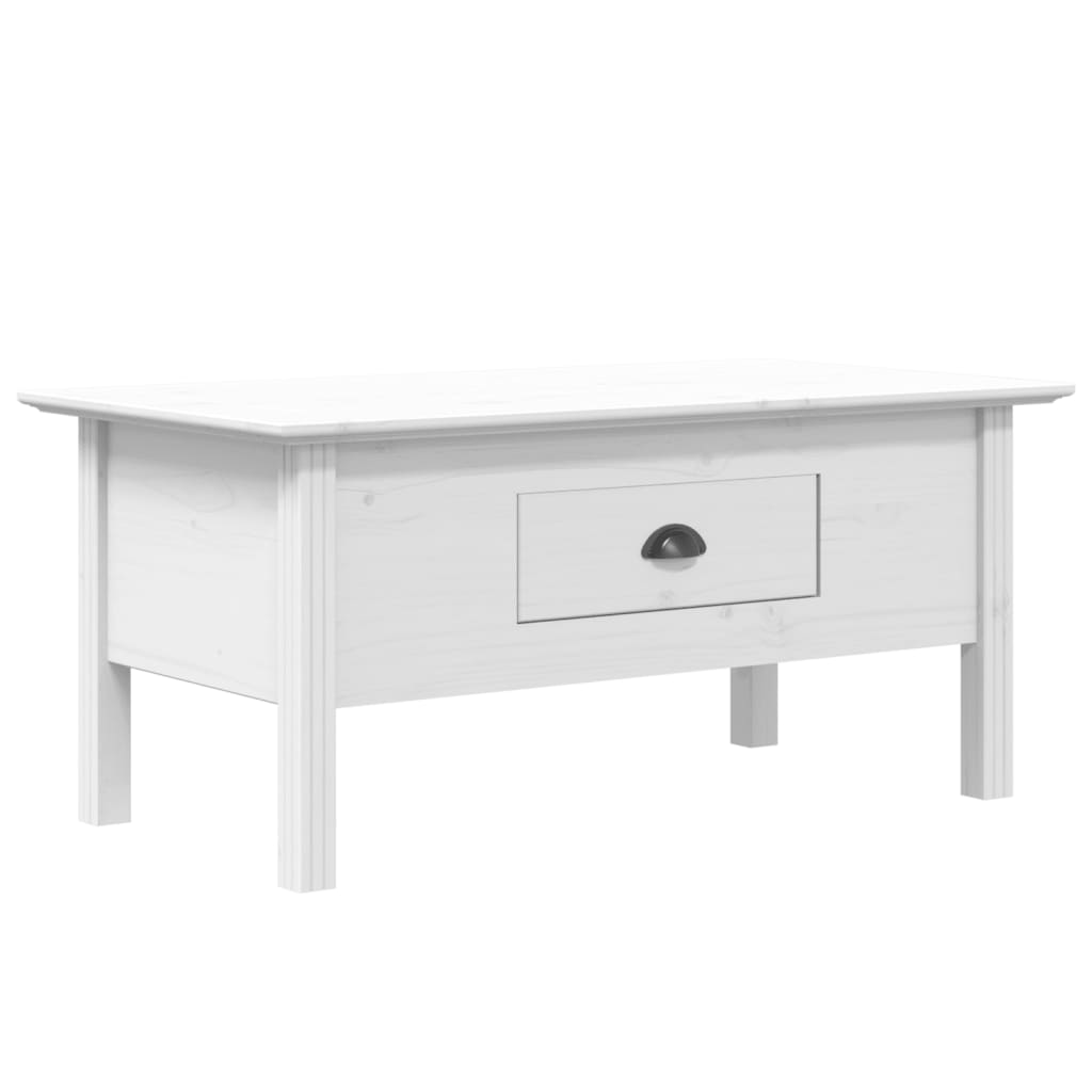 Salontafel BODO 100x55x46 cm massief grenenhout wit is nu te koop bij PeponiXL, paradijselijk wonen!