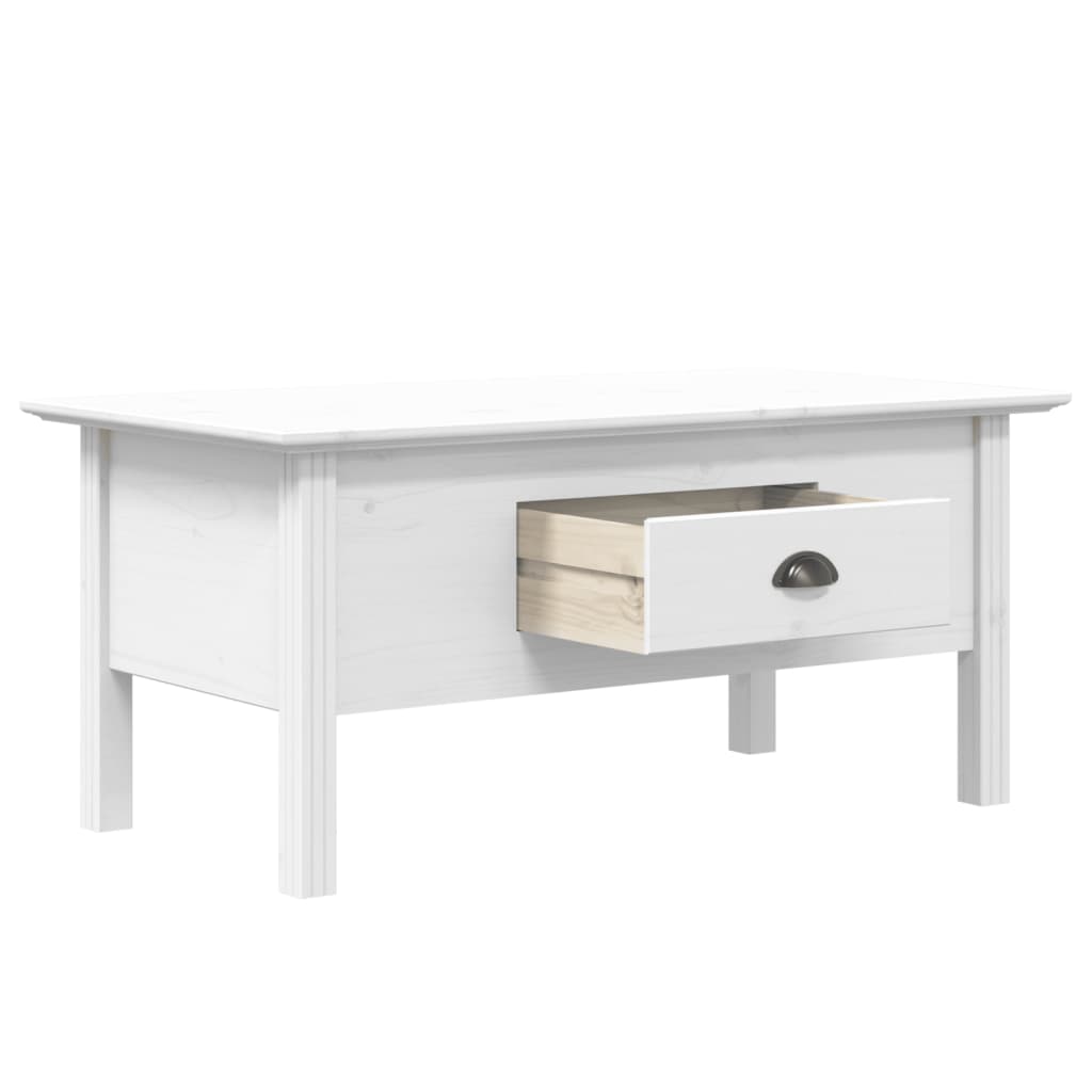 Salontafel BODO 100x55x46 cm massief grenenhout wit is nu te koop bij PeponiXL, paradijselijk wonen!