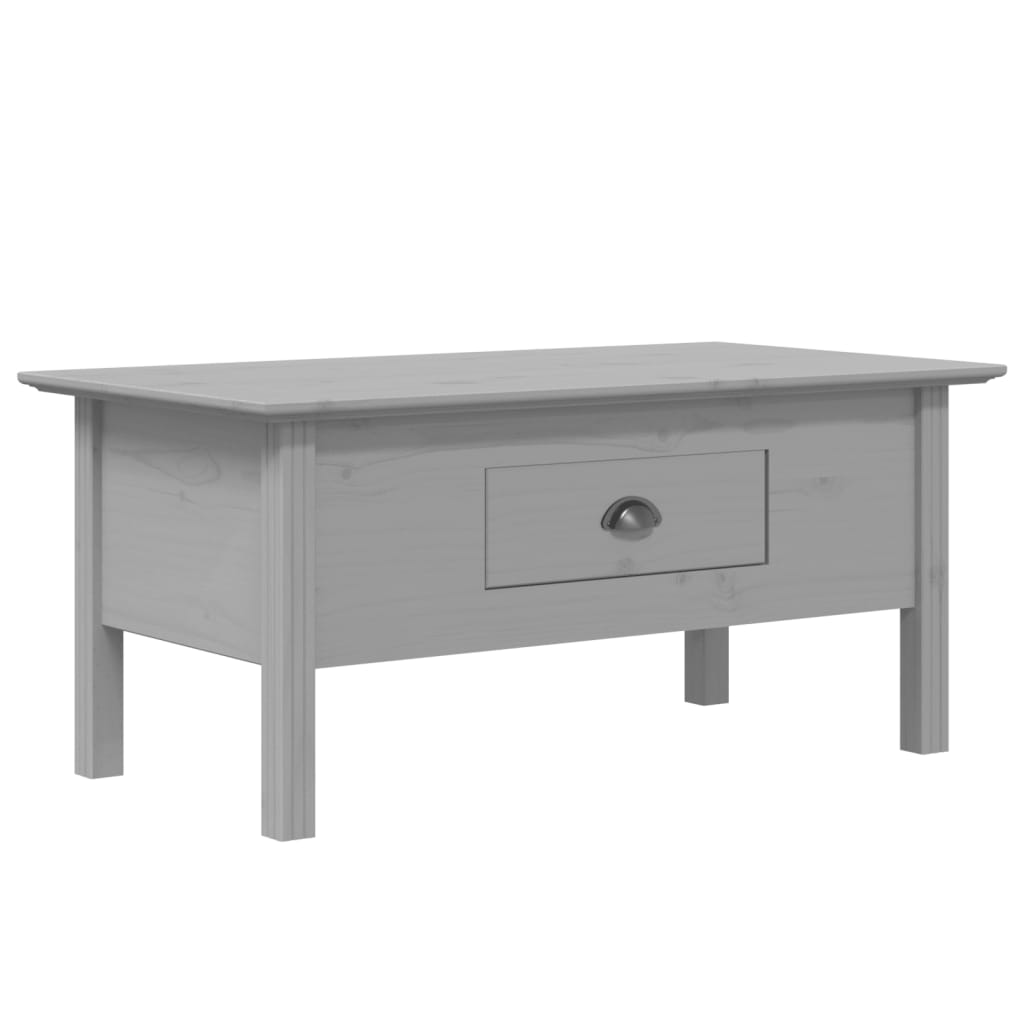 Salontafel BODO 100x55x46 cm massief grenenhout grijs is nu te koop bij PeponiXL, paradijselijk wonen!