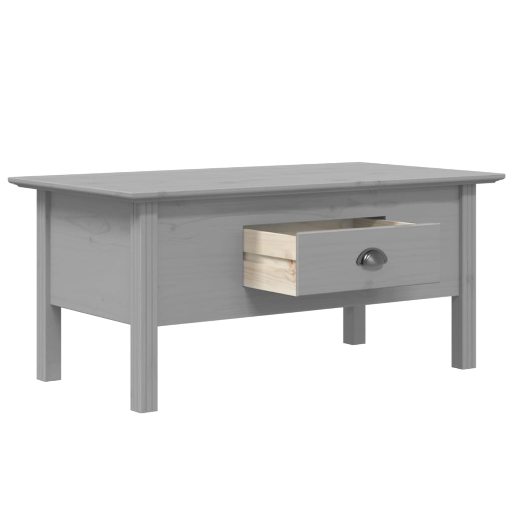 Salontafel BODO 100x55x46 cm massief grenenhout grijs is nu te koop bij PeponiXL, paradijselijk wonen!