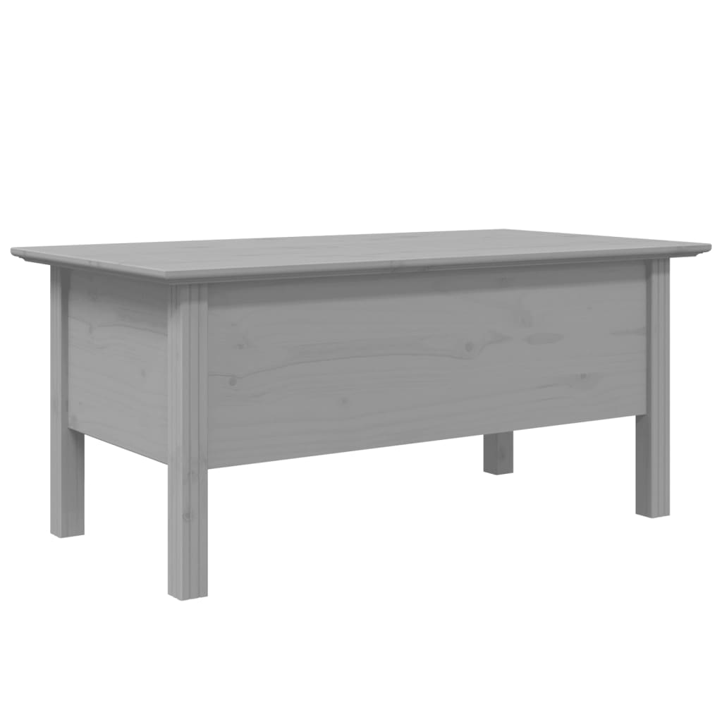 Salontafel BODO 100x55x46 cm massief grenenhout grijs is nu te koop bij PeponiXL, paradijselijk wonen!