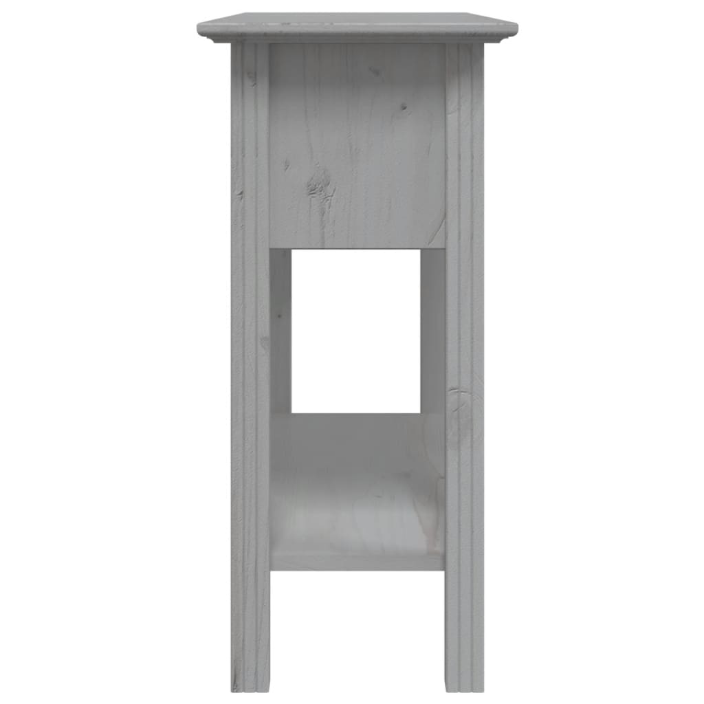 Wandtafel BODO 91x35x74 cm massief grenenhout grijs is nu te koop bij PeponiXL, paradijselijk wonen!