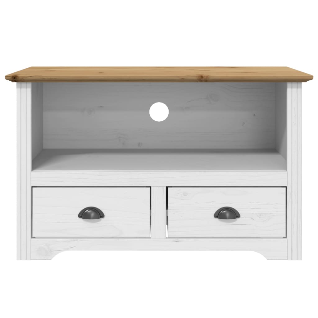 Tv-meubel met 2 lades BODO 91,5x44,5x56 cm grenenhout bruin is nu te koop bij PeponiXL, paradijselijk wonen!