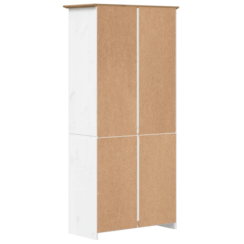 Boekenkast 5-laags BODO 82x40x173 cm massief grenenhout bruin is nu te koop bij PeponiXL, paradijselijk wonen!