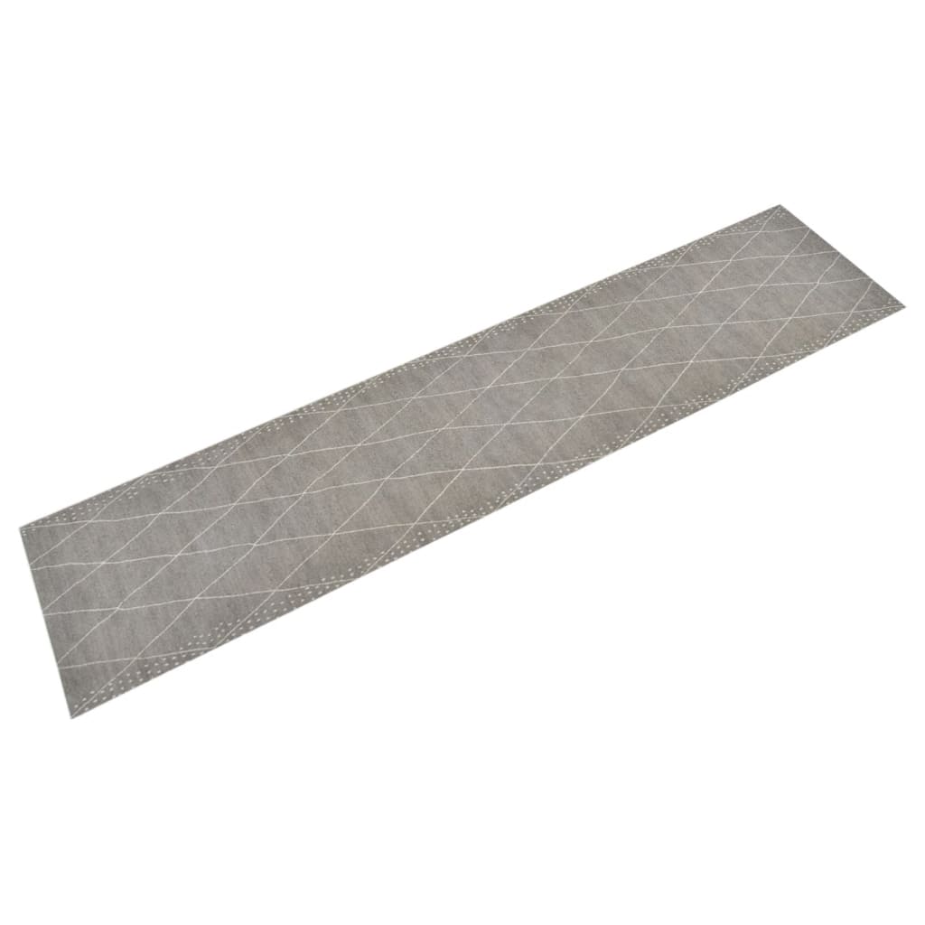 Keukenmat wasbaar geruit 60x300 cm fluweel is nu te koop bij PeponiXL, paradijselijk wonen!