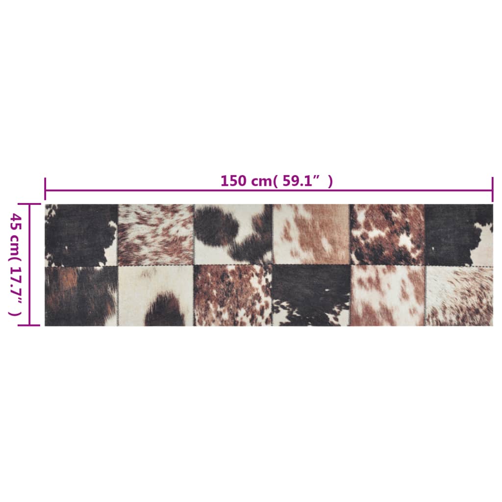 Keukenmat wasbaar dierenhuidprint 45x150 cm fluweel is nu te koop bij PeponiXL, paradijselijk wonen!