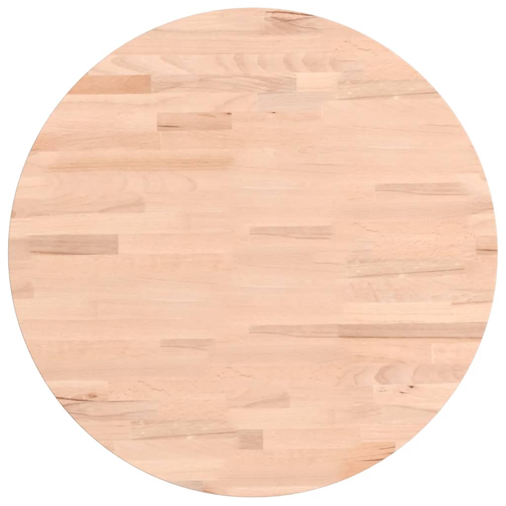 Tafelblad rond Ø50x1,5 cm massief beukenhout is nu te koop bij PeponiXL, paradijselijk wonen!