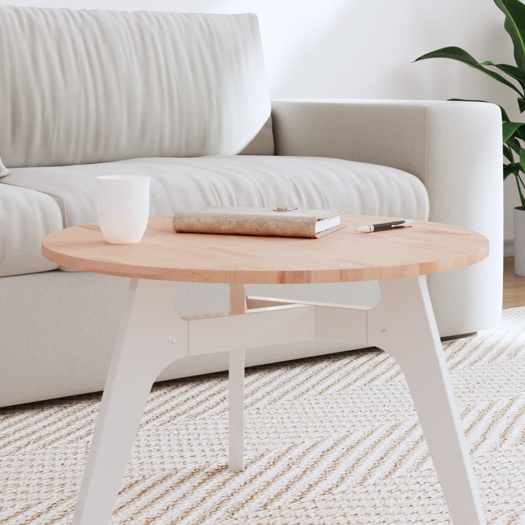 Tafelblad rond Ø60x1,5 cm massief beukenhout is nu te koop bij PeponiXL, paradijselijk wonen!