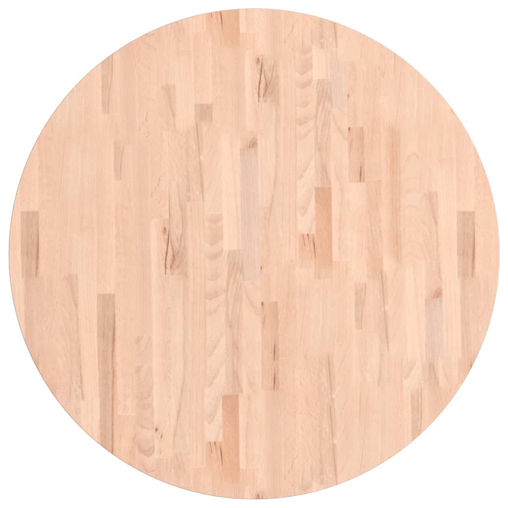 Tafelblad rond Ø90x1,5 cm massief beukenhout is nu te koop bij PeponiXL, paradijselijk wonen!