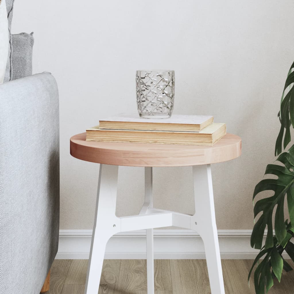 Tafelblad rond Ø30x2,5 cm massief beukenhout is nu te koop bij PeponiXL, paradijselijk wonen!