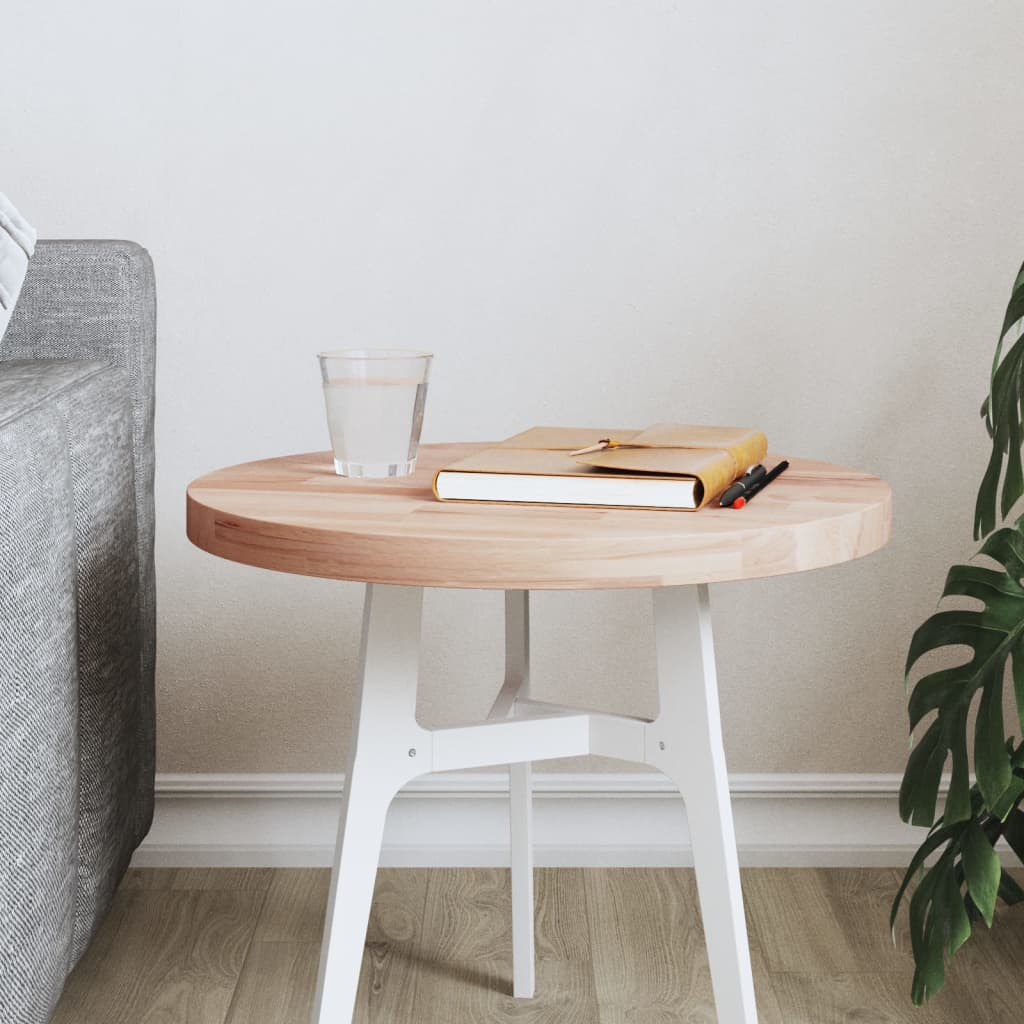 Tafelblad rond Ø40x2,5 cm massief beukenhout is nu te koop bij PeponiXL, paradijselijk wonen!