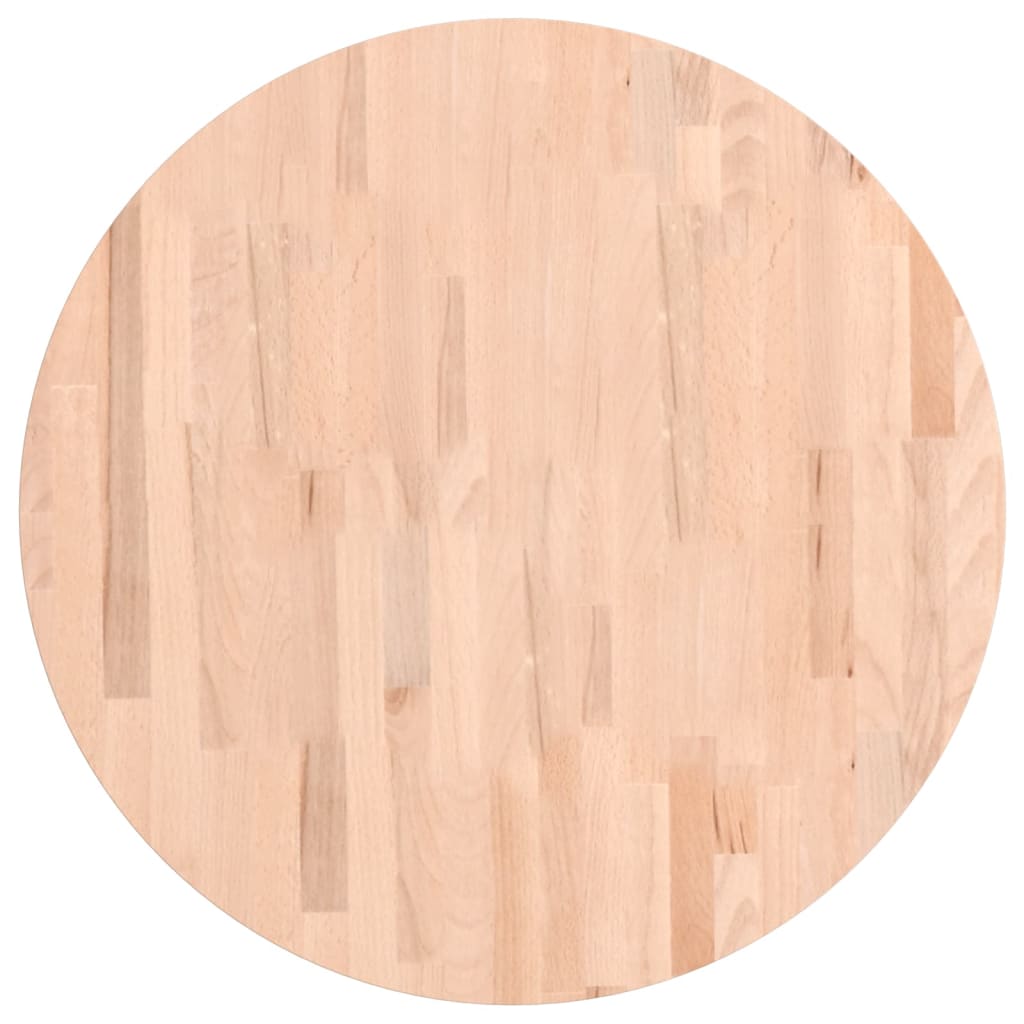 Tafelblad rond Ø70x2,5 cm massief beukenhout is nu te koop bij PeponiXL, paradijselijk wonen!