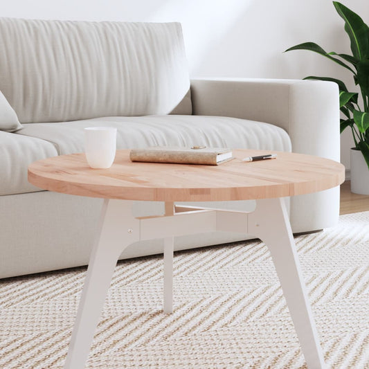 Tafelblad rond Ø70x2,5 cm massief beukenhout is nu te koop bij PeponiXL, paradijselijk wonen!