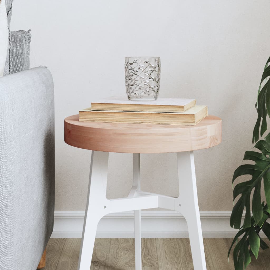 Tafelblad rond Ø30x4 cm massief beukenhout is nu te koop bij PeponiXL, paradijselijk wonen!