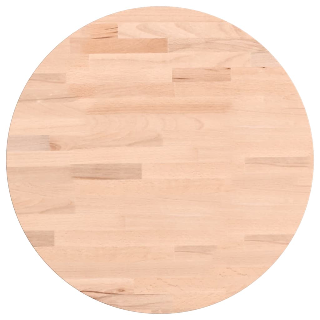 Tafelblad rond Ø40x4 cm massief beukenhout is nu te koop bij PeponiXL, paradijselijk wonen!