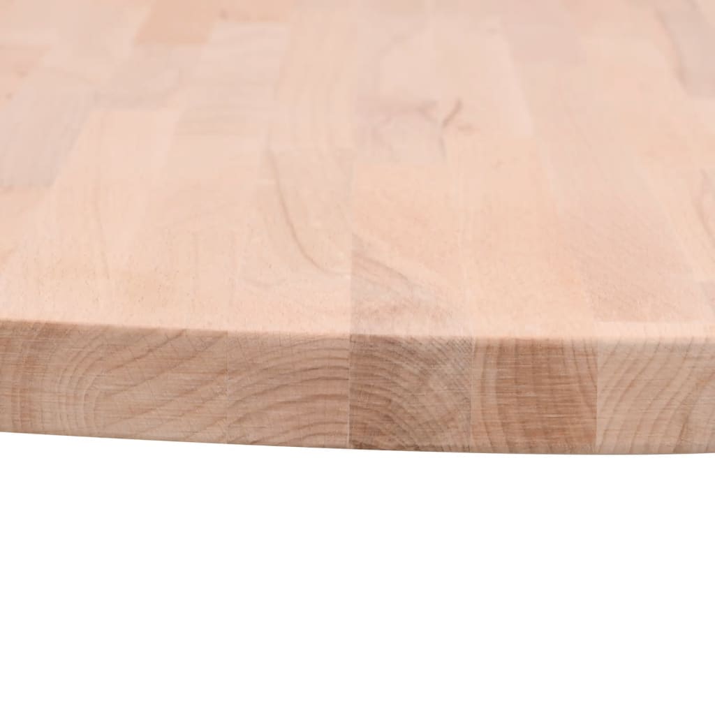 Tafelblad rond Ø50x4 cm massief beukenhout is nu te koop bij PeponiXL, paradijselijk wonen!