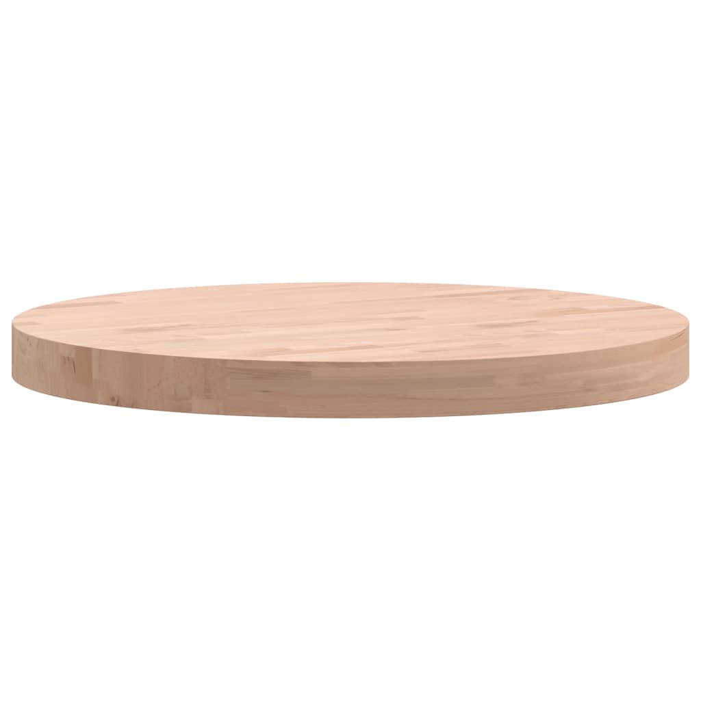 Tafelblad rond Ø50x4 cm massief beukenhout is nu te koop bij PeponiXL, paradijselijk wonen!