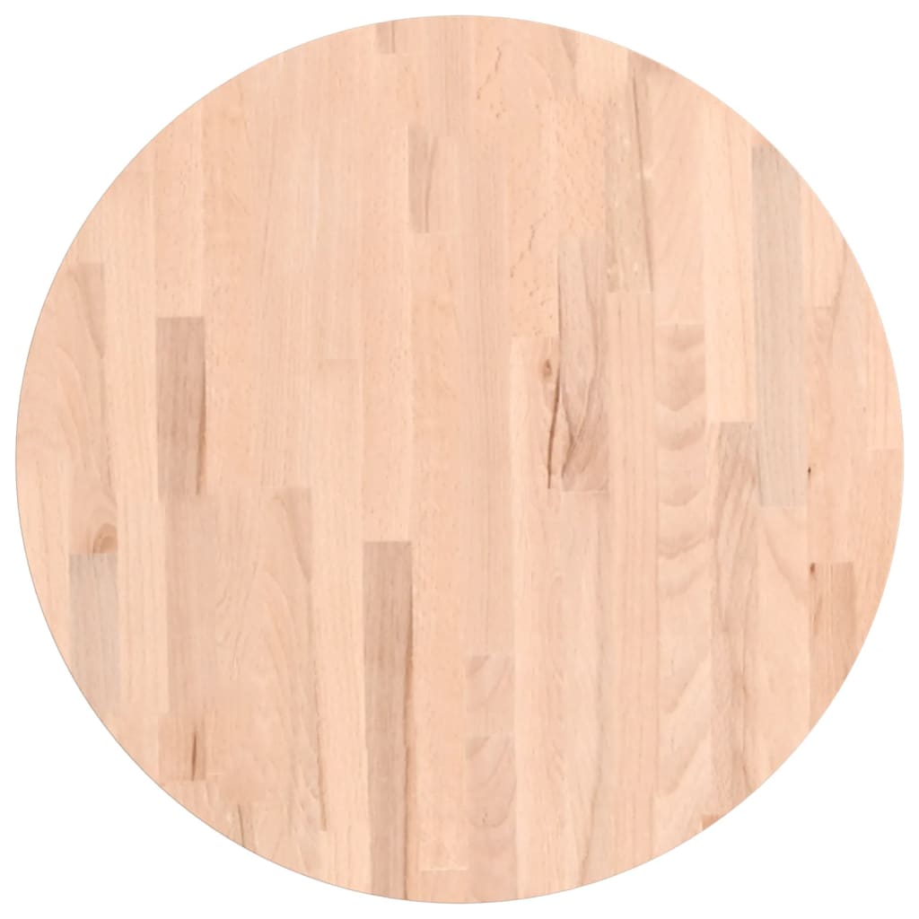 Tafelblad rond Ø60x4 cm massief beukenhout is nu te koop bij PeponiXL, paradijselijk wonen!