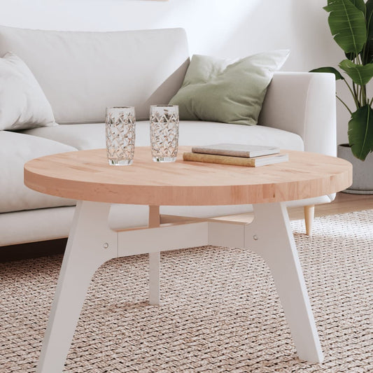 Tafelblad rond Ø80x4 cm massief beukenhout is nu te koop bij PeponiXL, paradijselijk wonen!