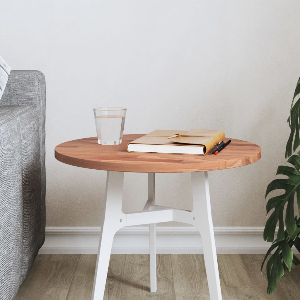 Tafelblad rond Ø40x1,5 cm massief beukenhout is nu te koop bij PeponiXL, paradijselijk wonen!