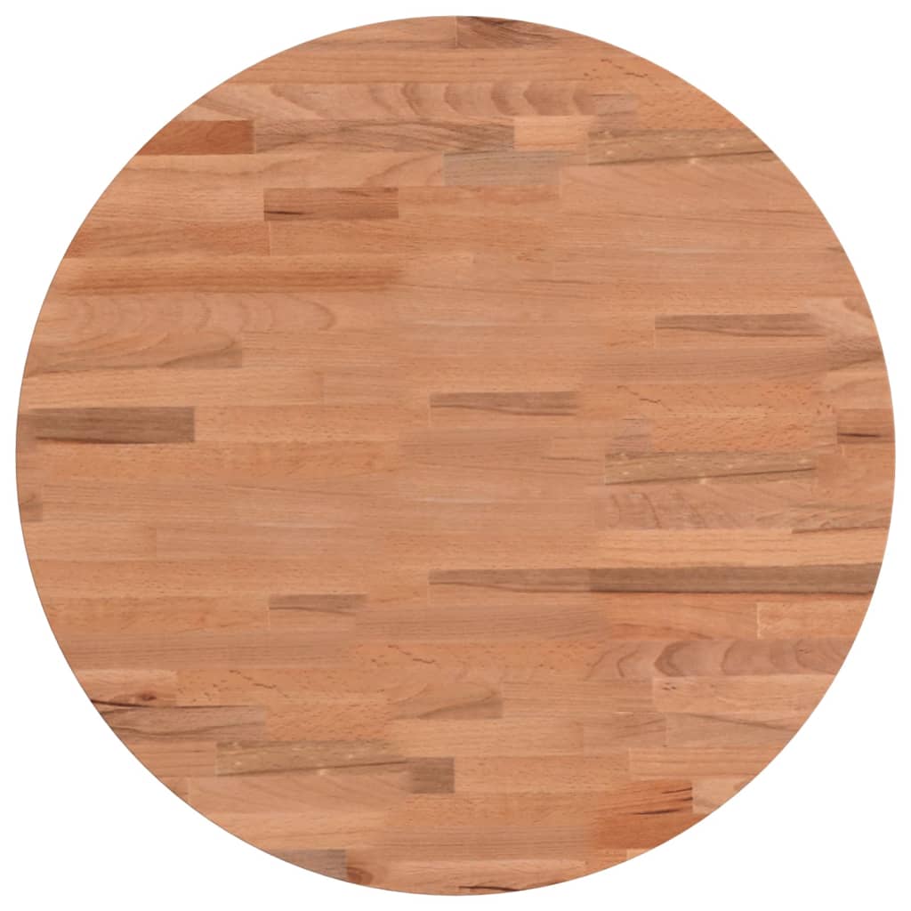 Tafelblad rond Ø50x1,5 cm massief beukenhout is nu te koop bij PeponiXL, paradijselijk wonen!