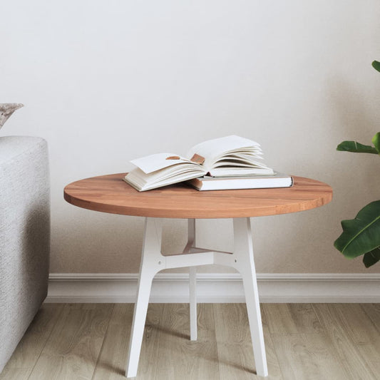 Tafelblad rond Ø50x1,5 cm massief beukenhout is nu te koop bij PeponiXL, paradijselijk wonen!