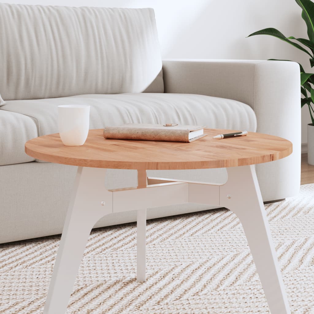 Tafelblad rond Ø60x1,5 cm massief beukenhout is nu te koop bij PeponiXL, paradijselijk wonen!