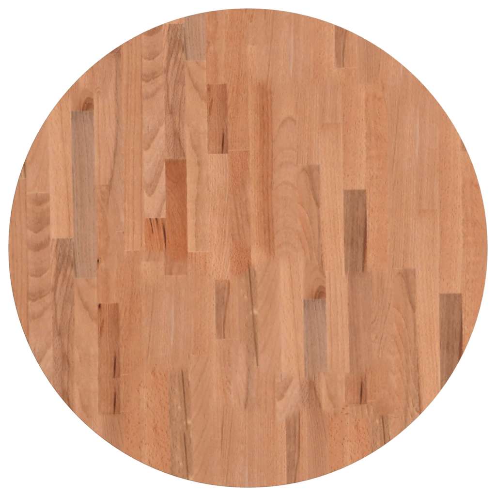 Tafelblad rond Ø70x2,5 cm massief beukenhout is nu te koop bij PeponiXL, paradijselijk wonen!