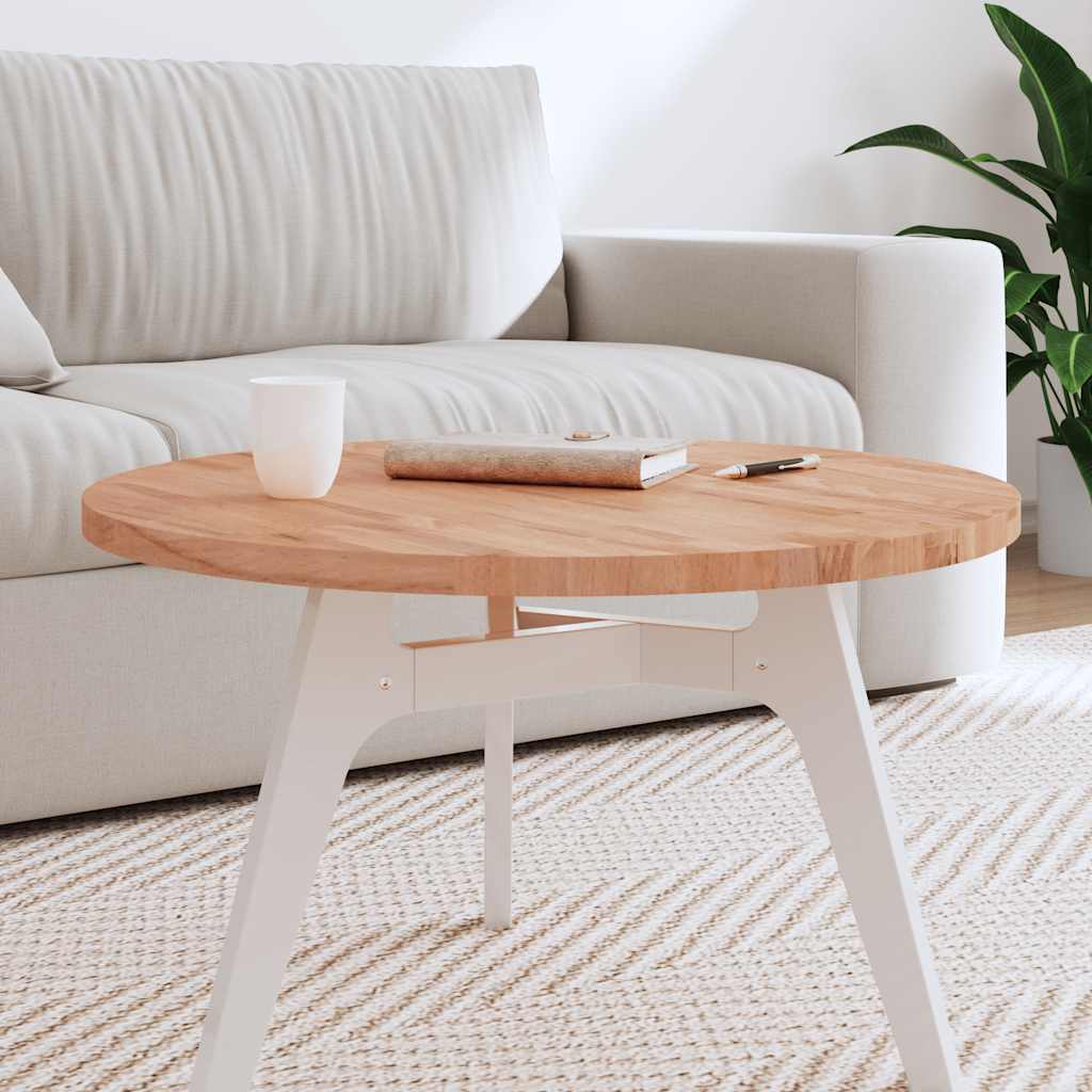 Tafelblad rond Ø70x2,5 cm massief beukenhout is nu te koop bij PeponiXL, paradijselijk wonen!