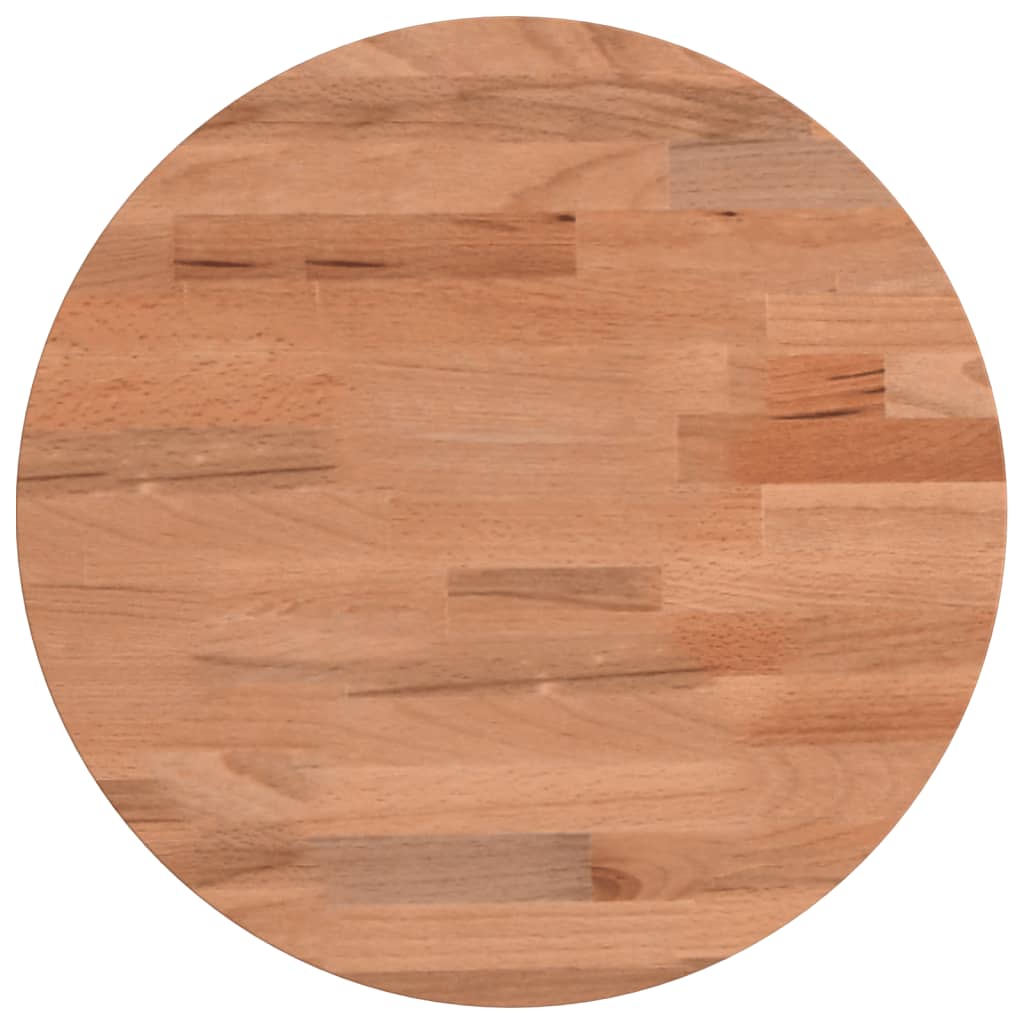 Tafelblad rond Ø30x4 cm massief beukenhout is nu te koop bij PeponiXL, paradijselijk wonen!