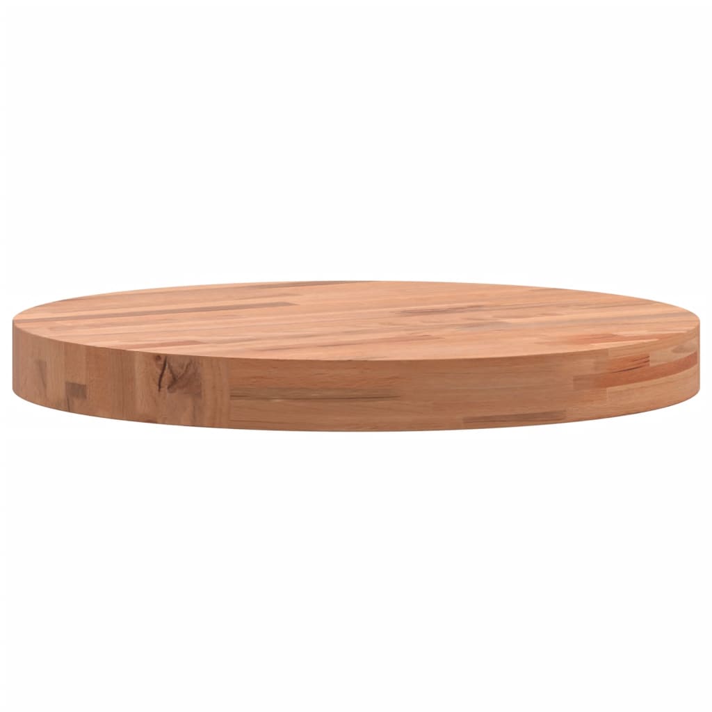 Tafelblad rond Ø40x4 cm massief beukenhout is nu te koop bij PeponiXL, paradijselijk wonen!