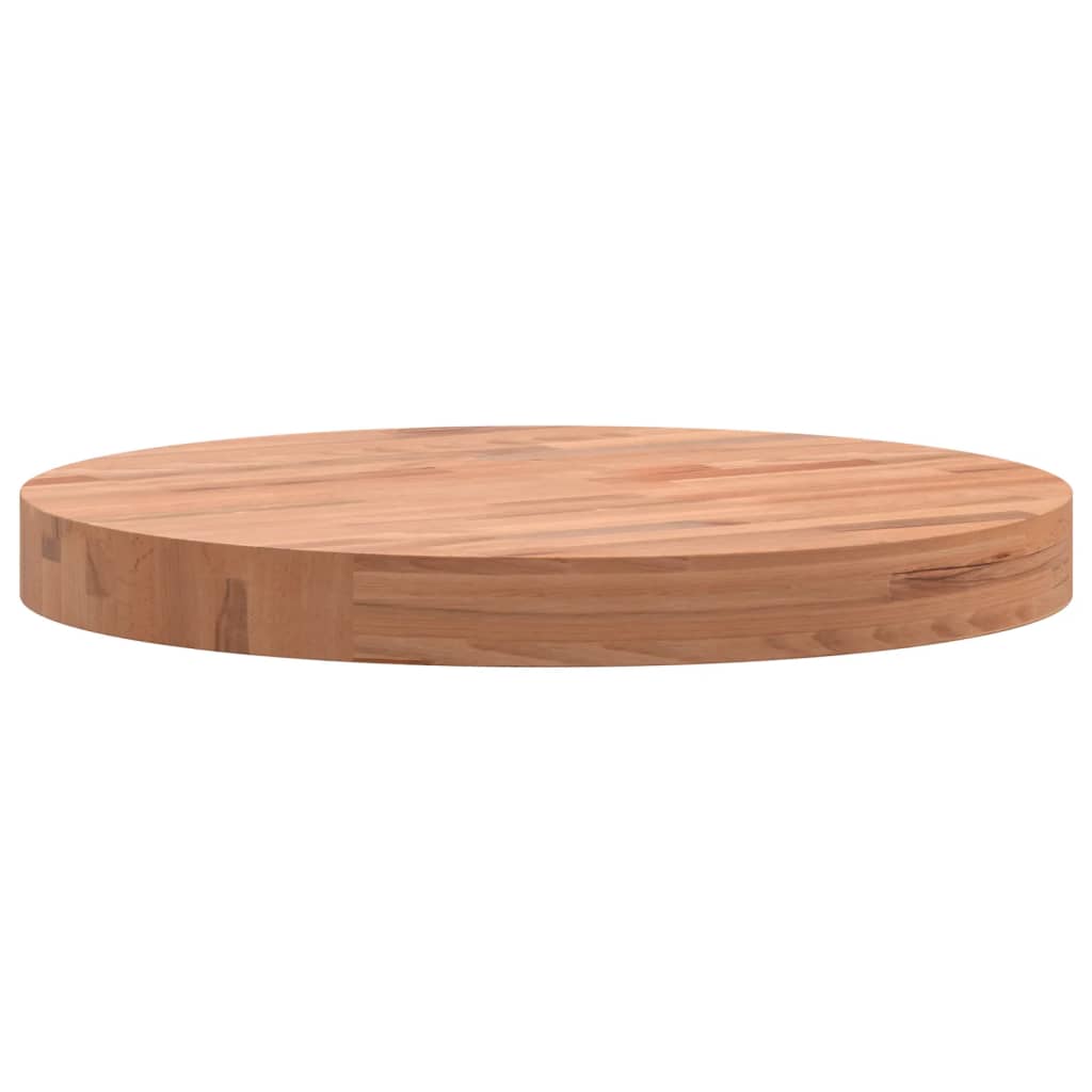 Tafelblad rond Ø40x4 cm massief beukenhout is nu te koop bij PeponiXL, paradijselijk wonen!
