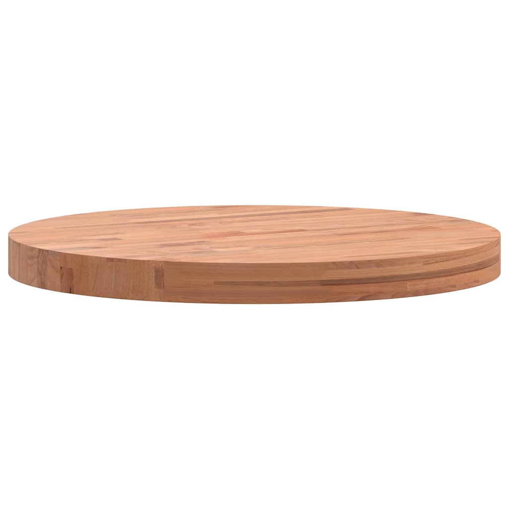 Tafelblad rond Ø50x4 cm massief beukenhout is nu te koop bij PeponiXL, paradijselijk wonen!