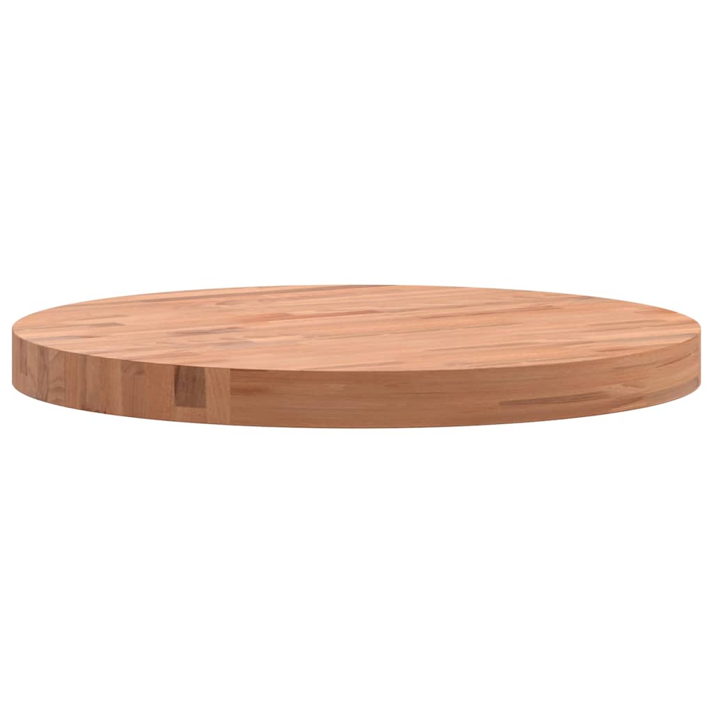 Tafelblad rond Ø50x4 cm massief beukenhout is nu te koop bij PeponiXL, paradijselijk wonen!