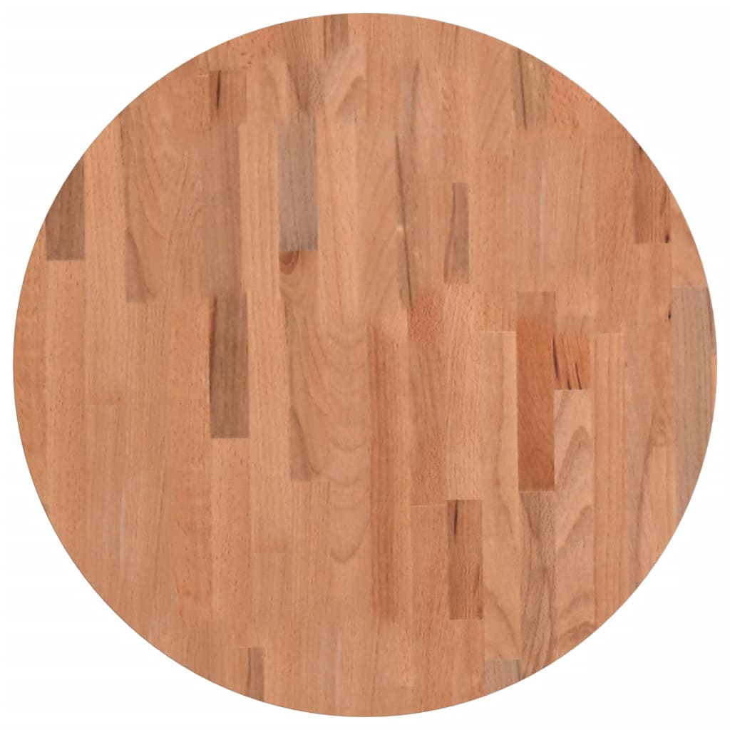 Tafelblad rond Ø60x4 cm massief beukenhout is nu te koop bij PeponiXL, paradijselijk wonen!