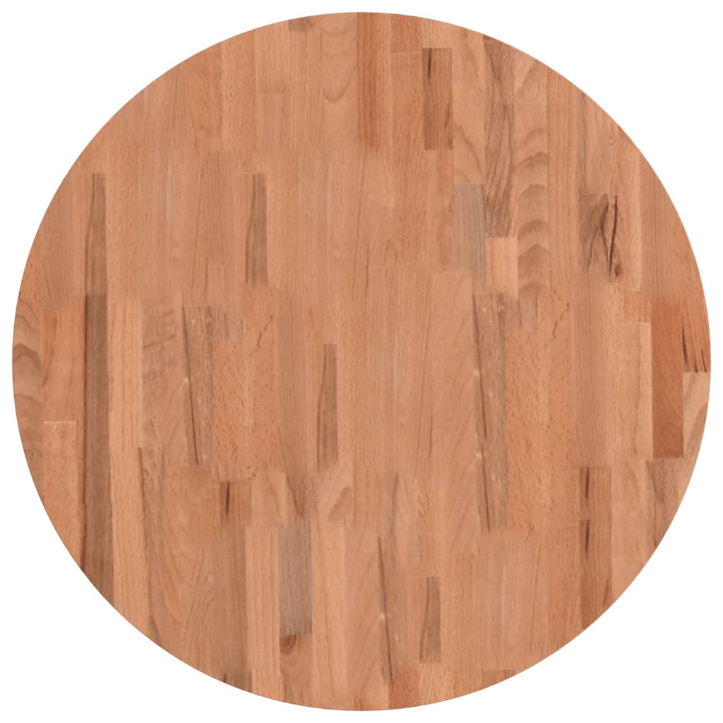 Tafelblad rond Ø70x4 cm massief beukenhout is nu te koop bij PeponiXL, paradijselijk wonen!