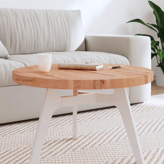 Tafelblad rond Ø70x4 cm massief beukenhout is nu te koop bij PeponiXL, paradijselijk wonen!