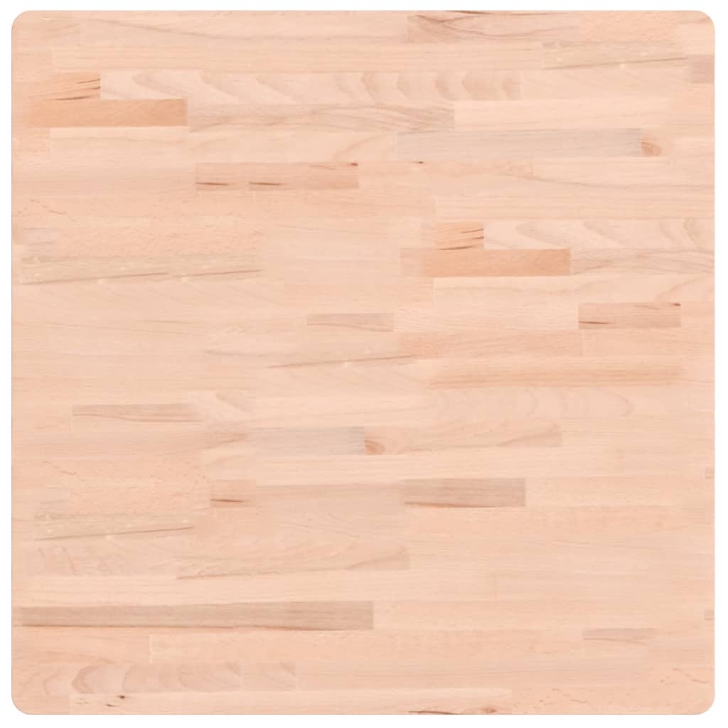 Tafelblad vierkant 70x70x2,5 cm massief beukenhout is nu te koop bij PeponiXL, paradijselijk wonen!