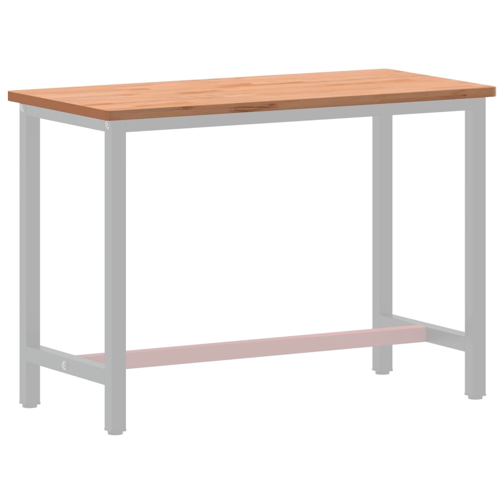 Bureaublad 115x55x2,5 cm massief beukenhout is nu te koop bij PeponiXL, paradijselijk wonen!