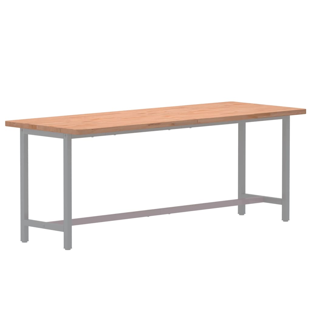 Bureaublad 150x55x2,5 cm massief beukenhout is nu te koop bij PeponiXL, paradijselijk wonen!