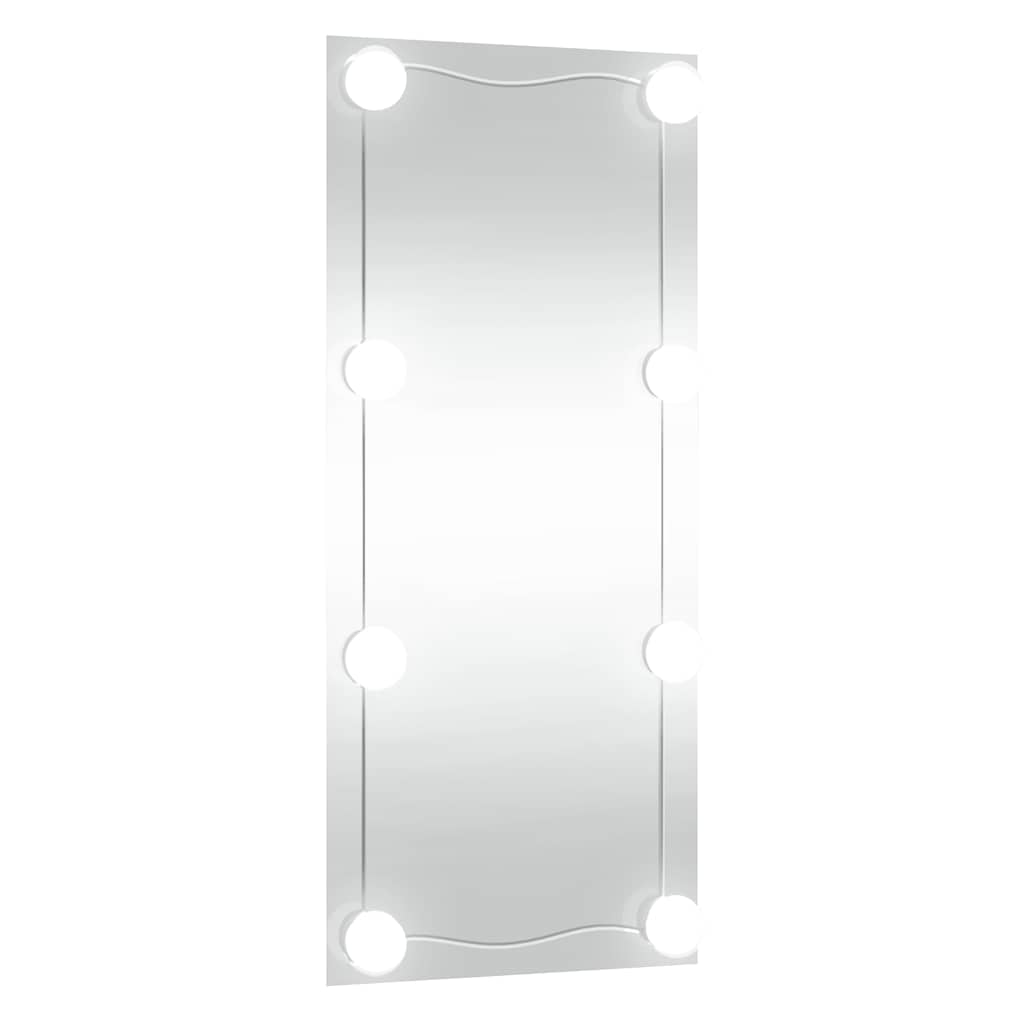 Wandspiegel met LED's rechthoekig 30x80 cm glas is nu te koop bij PeponiXL, paradijselijk wonen!