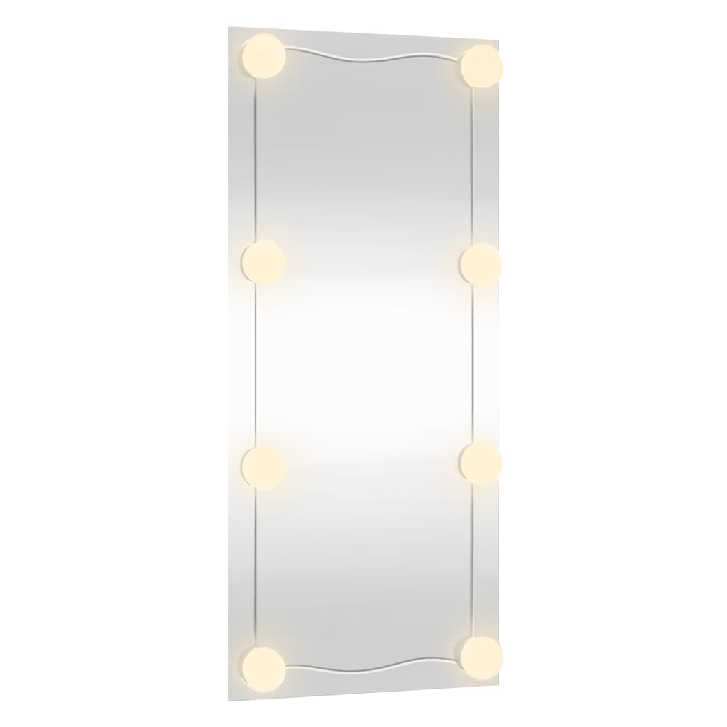 Wandspiegel met LED's rechthoekig 30x80 cm glas is nu te koop bij PeponiXL, paradijselijk wonen!