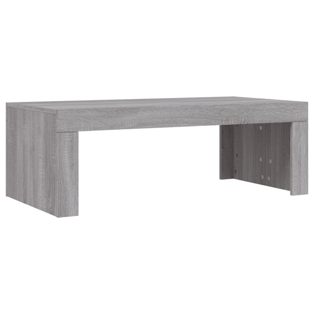Salontafel 102x50x36 cm bewerkt hout grijs sonoma eikenkleurig is nu te koop bij PeponiXL, paradijselijk wonen!