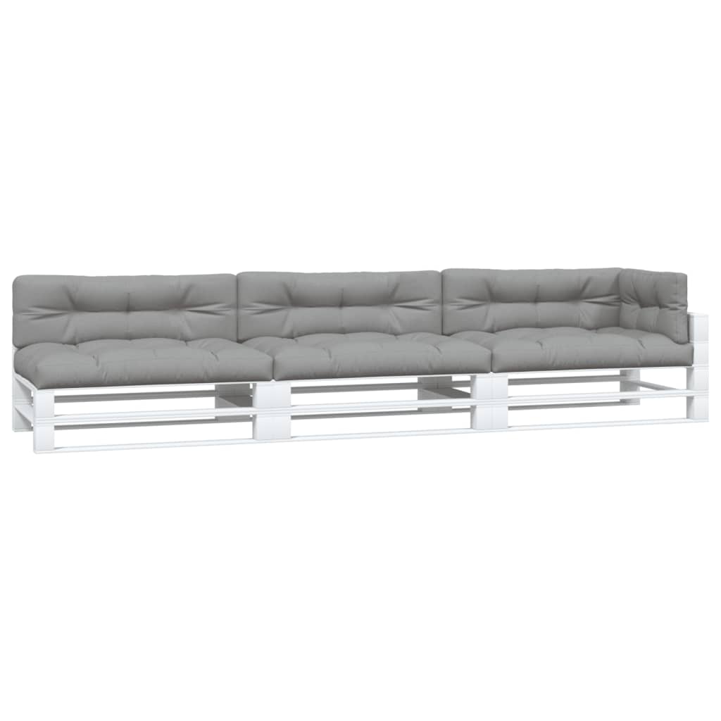 Palletkussens 7 st stof grijs is nu te koop bij PeponiXL, paradijselijk wonen!