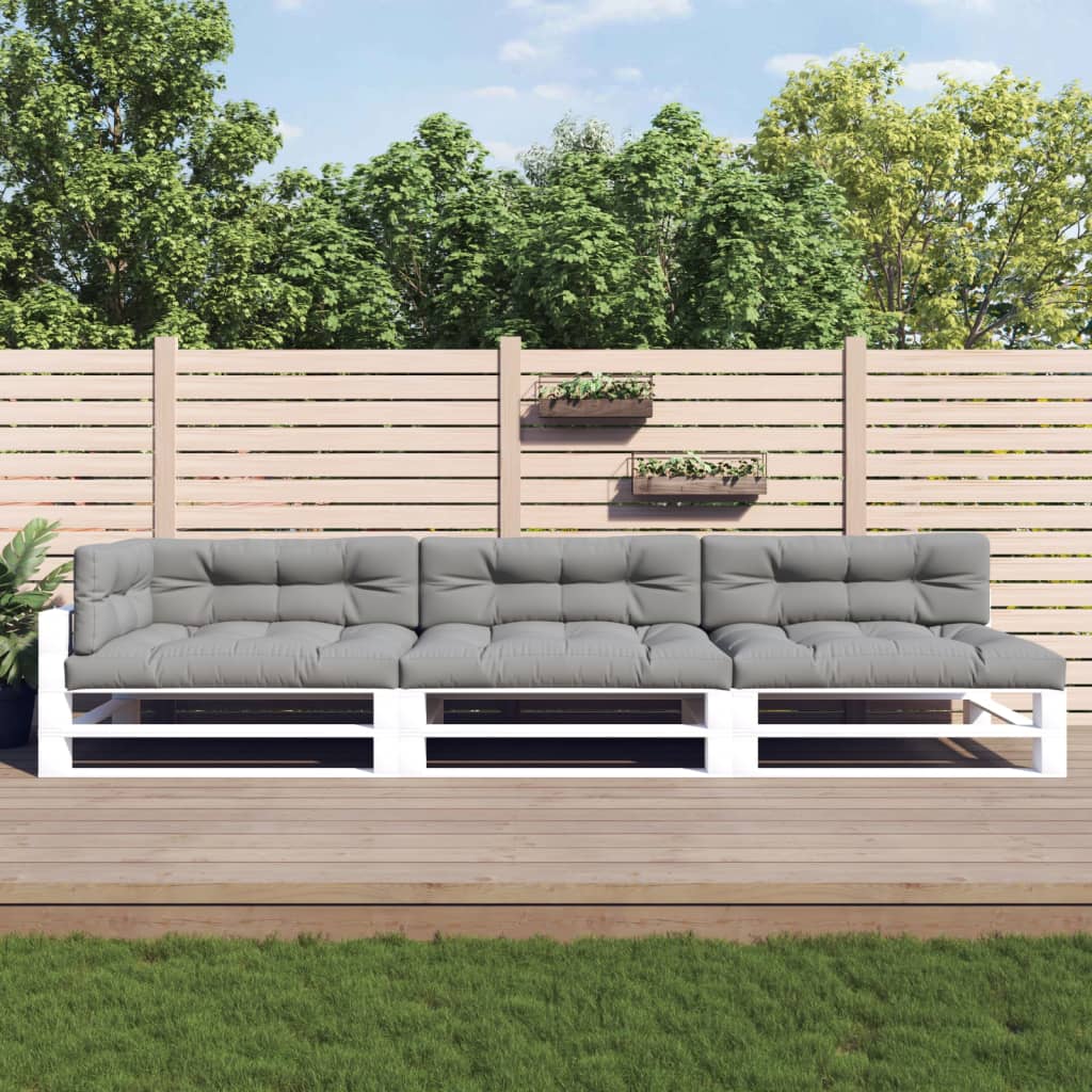 Palletkussens 7 st stof grijs is nu te koop bij PeponiXL, paradijselijk wonen!