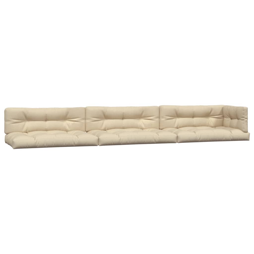 Palletkussens 7 st stof beige is nu te koop bij PeponiXL, paradijselijk wonen!