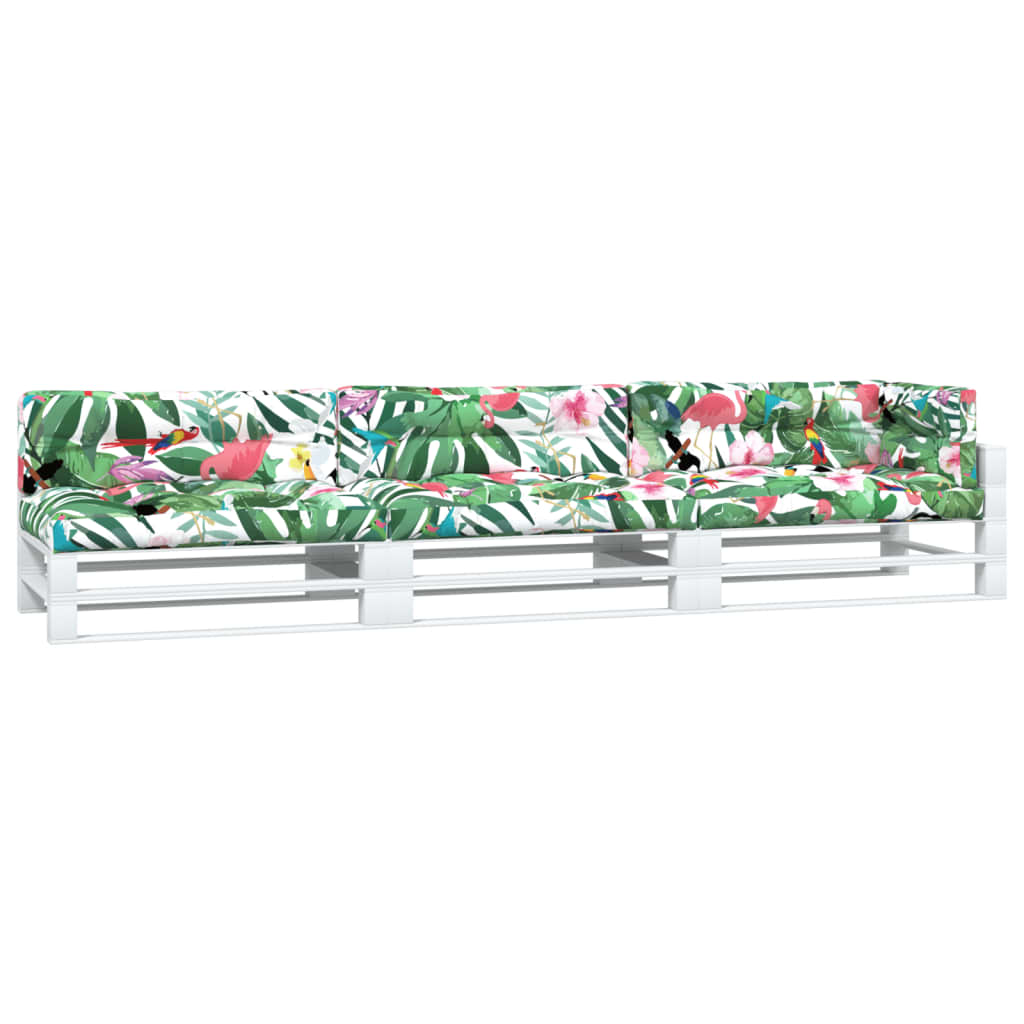 Palletkussens 7 st stof meerkleurig is nu te koop bij PeponiXL, paradijselijk wonen!