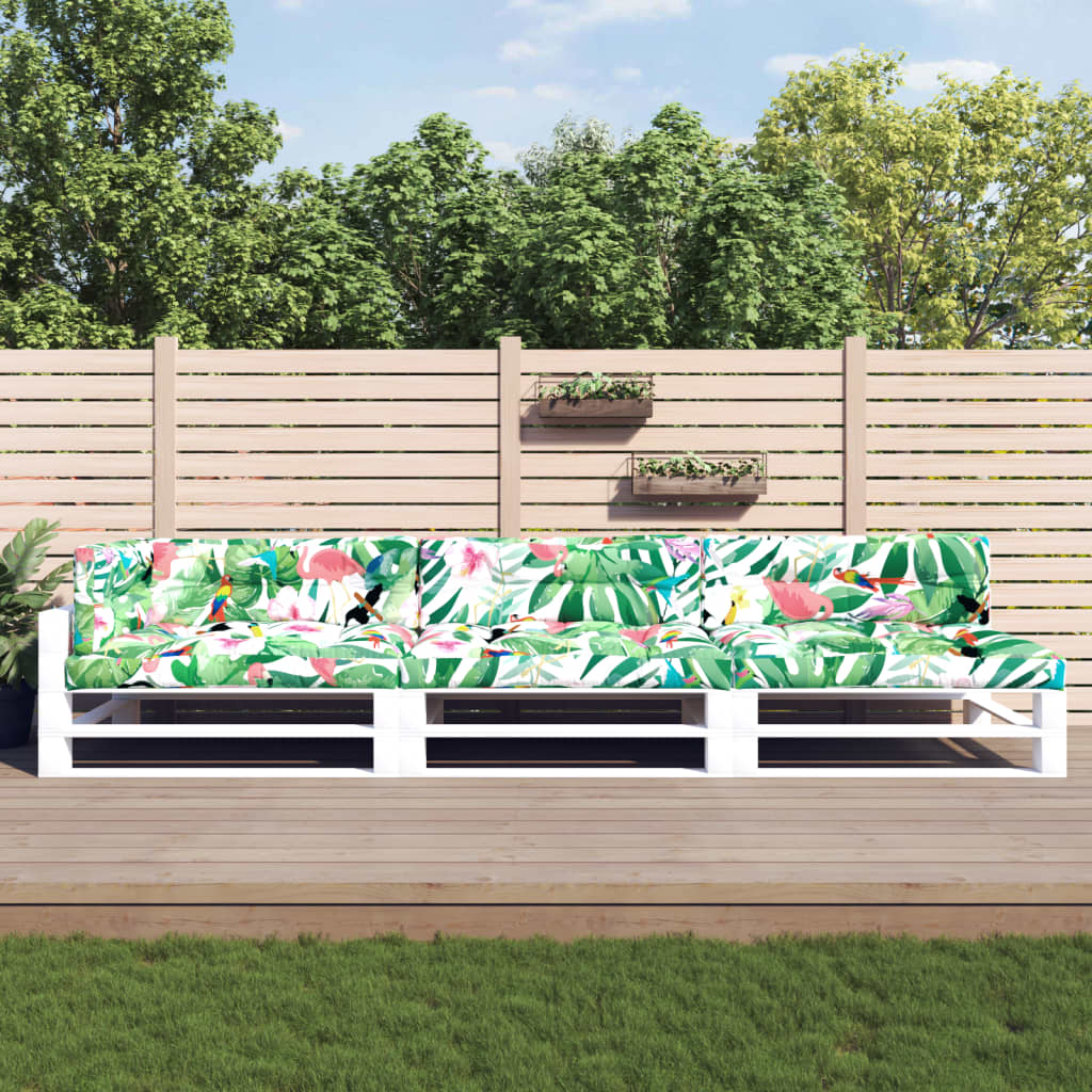 Palletkussens 7 st stof meerkleurig is nu te koop bij PeponiXL, paradijselijk wonen!